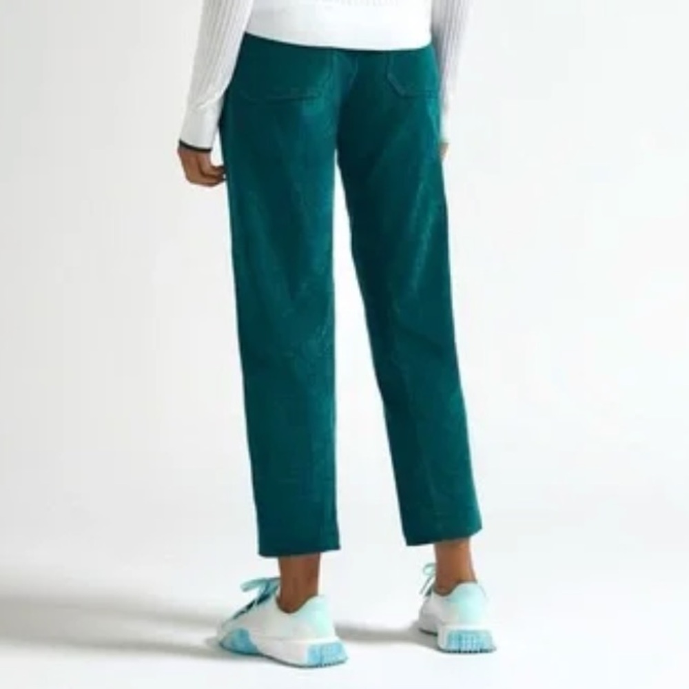 G/FORE Teal Corduroy Golf Ankle Pants for Women 0 - Picture 3 of 5